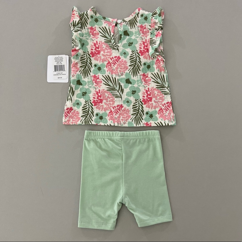 NEW Sterling Baby 2 Piece Floral Pant Set